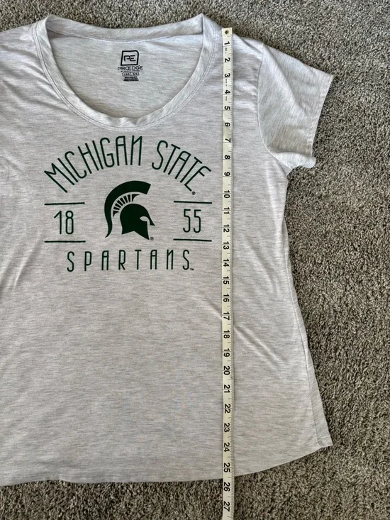 Pro Edge Michigan State Spartans Women’s T-Shirt Size L - Picture 10 of 13